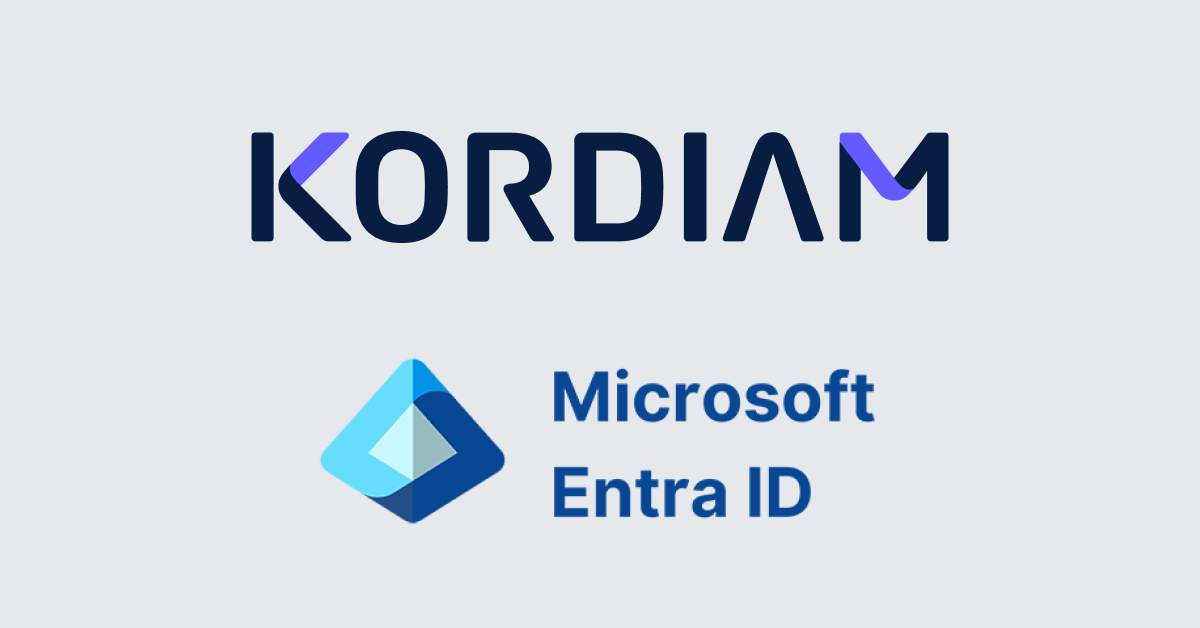 Microsoft Entra ID and Kordiam Integration for Enhanced Security and Convenience 