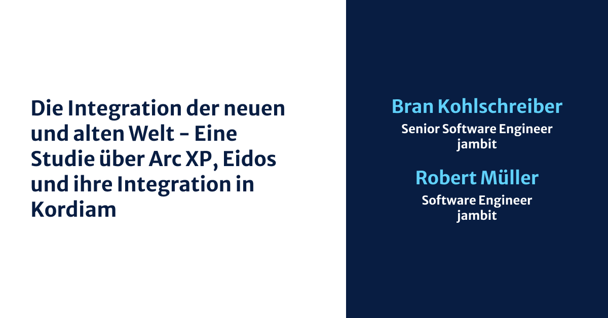 Die Integration der neuen und alten Welt - Eine Geschichte von Arc XP, Eidos und ihrer Integration in Kordiam