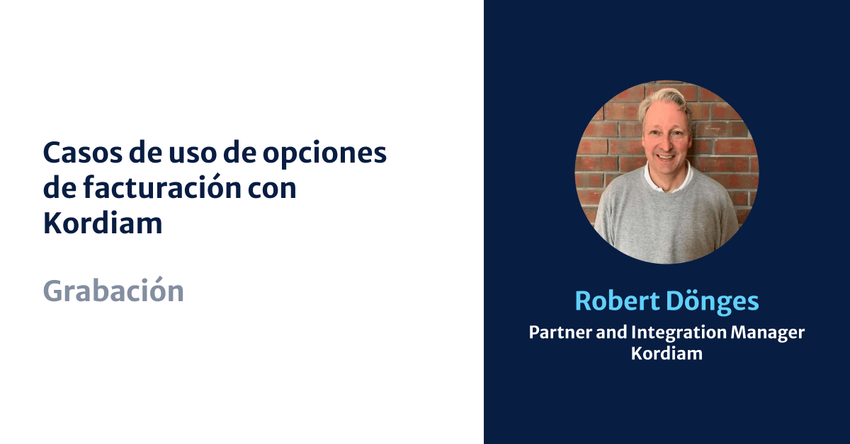 Casos de uso de opciones de facturación con Kordiam
