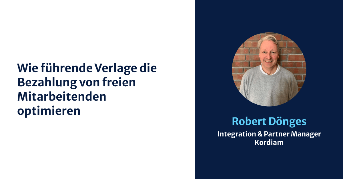 Wie führende Verlage die Bezahlung von freien Mitarbeitenden optimieren