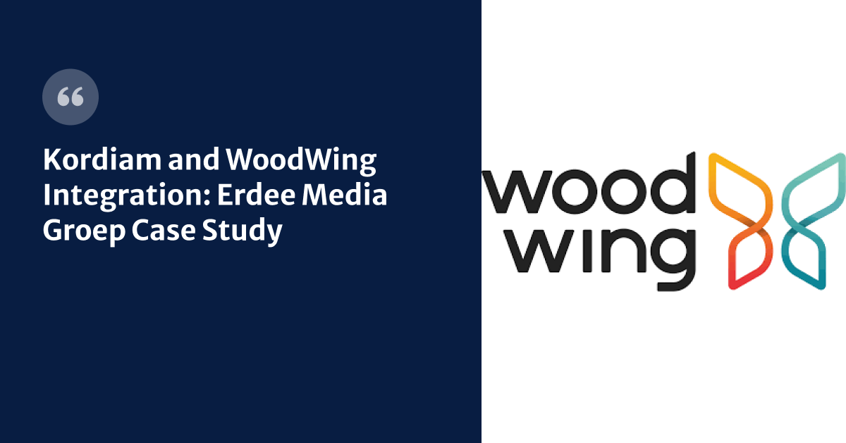 Kordiam and WoodWing Integration: Erdee Media Groep Case Study