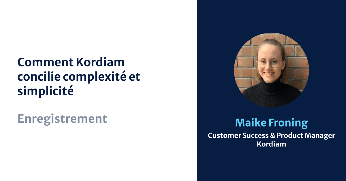 How Kordiam Balances Complexity and Simplicity, Maike Froning
