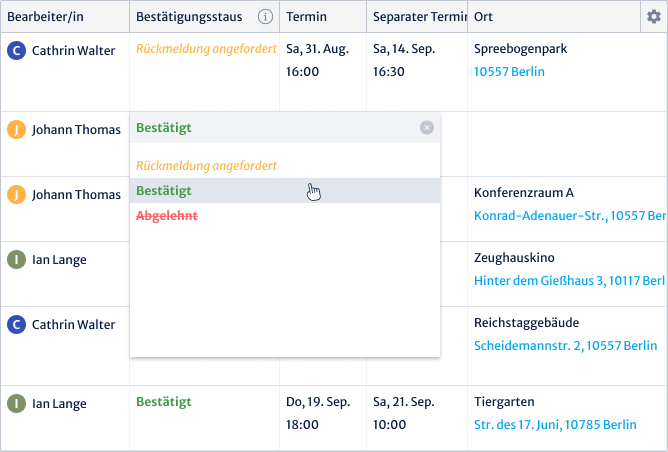 Auftragsmanagement zur Unterstützung Ihrer Fototeams