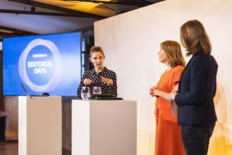 Hanna Siren speaking Editorial Days 2025