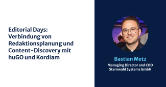 Verbindung von Redaktionsplanung und Content-Discovery mit huGO und Kordiam