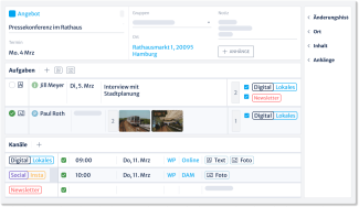 Kordiams neue Themenkarte: entwickelt für einen übersichtlichen Workflow 